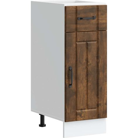 Mueble bajo de cocina Lucca roble ahumado (1/5)