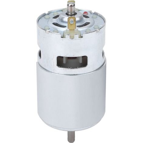 Moteur DC 775 12-24V à Couple Élevé et Grande Vitesse avec Double Roulement à Billes