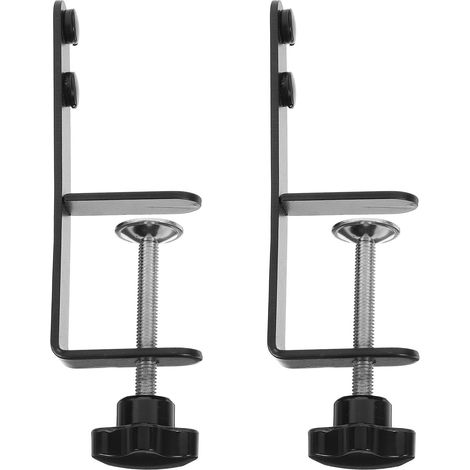 Supports de Hierro Negro para Tableros Perforados Abrazaderas (1/5)