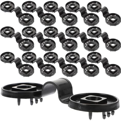 DECHOUS Lot de 20 clips fixation pour filets d'ombrage en (1/5)
