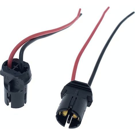 Connecteur T10 pour ampoules de voiture, douille universelle T10 pour feux de stationnement et plafonniers de camions (1/4)