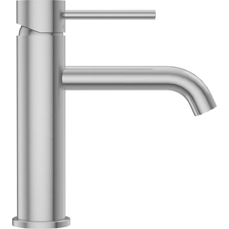 BALNEO robinet de lavabo en acier inox brossé argenté  mitigeur monocommande pour vasque CASCADE (1/5)