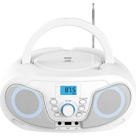 Silva Schneider MPC 25.4 USB weiß Radio-lecteur CD blanc (1/5)