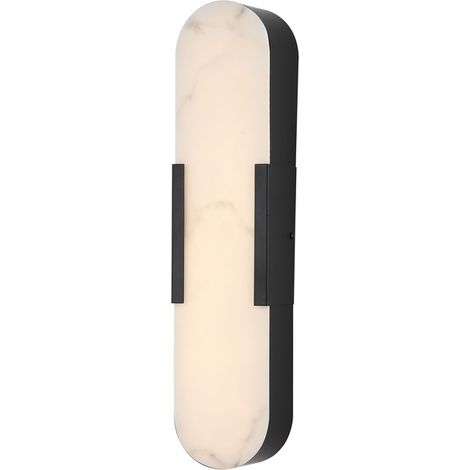 Applique murale Opaline noir 50cm - 11139BK (1/3)