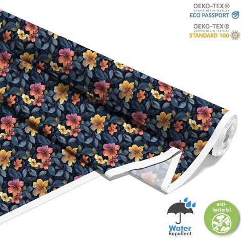 TESSUTI DECORATIVI PER ESTERNI OXFORD - Motivo Fiori I DX5289 (1/5)