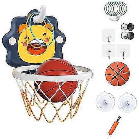 Mini panier de basket d'intérieur pour enfants et tout-petits avec ballon silencieux (1/5)