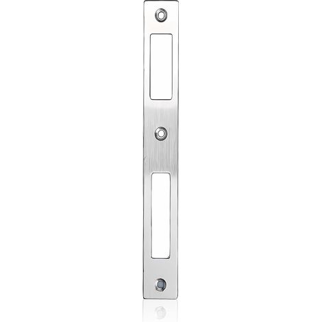 Gâche en Acier Inoxydable, Gâche D'Angle, Butée de Porte pour Serrures de Porte, 1 Pièce Gâche D'Entrée pour Porte de Chambre Pour Serrures de Porte (172 mm x 22 mm x 1.1 mm), Gache de Porte (1/5)