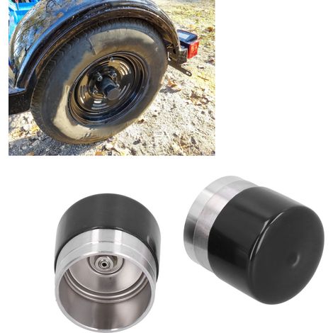 2 pièces Protège-goupilles de roulement en acier inoxydable 1.98 pouces, universel pour remorques et bateaux