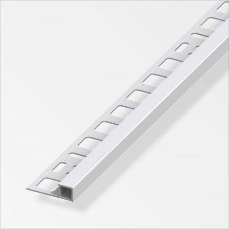 alfer Quadratprofil Aluminium eloxiert silber Vierkantrohre