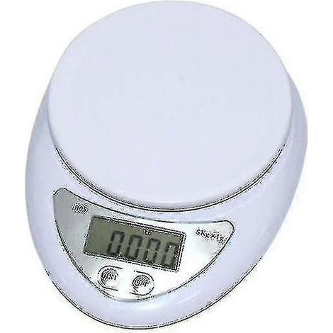 Balance de cuisine électronique domestique, plateau de 5 kg/1 g-AquaForge (1/3)