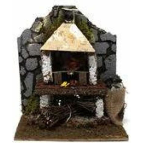 Forno con lampada effetto fiamma 15x10 cm 11397 (1/4)