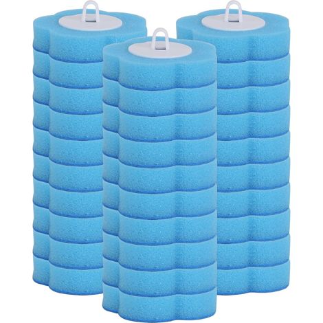 HOXILEELEO - 30 têtes de rechange pour brosse WC, têtes de brosse WC jetables, têtes de rechange jetables pour brosse WC (1/3)
