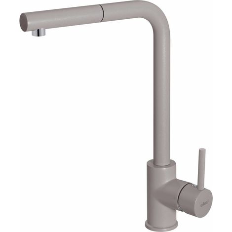 Elleci Trail Plus. Tipo di beccuccio: Estraibile, Colore del prodotto: Grigio talpa, Materiale del rubinetto: Granitek. Altezza sopra la superficie di fissaggio (max): 33 cm, Distanza tr... - MGKTRP43