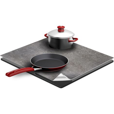 CREARREDA Protezione Piano Induzione 52x60cm Antigraffio e Antiscivolo Made in Italy - Copri Piano Induzione per Cucina Facilmente Lavabile (1/5)