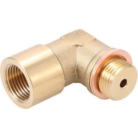 Capteur O2 Lambda - Extension Angulaire 90° - Espacement pour Sonde Post-Catalyseur - Filetage M18x1.5 - Cuivre - Lot de 1 (1/5)