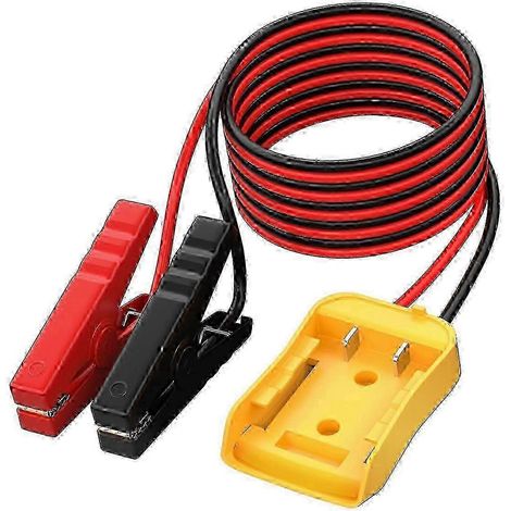 Câble de démarrage pour batterie de voiture DeWALT 20V MAX avec poignée isolée en ABS (1/5)