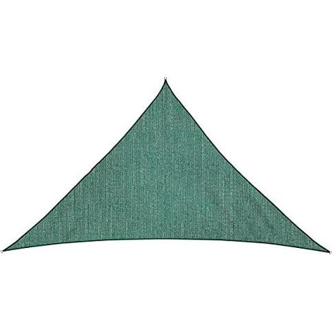 Dreiecksschatten Segel in Polyester 185 Gr 5x5x5 Meter Positano - Green