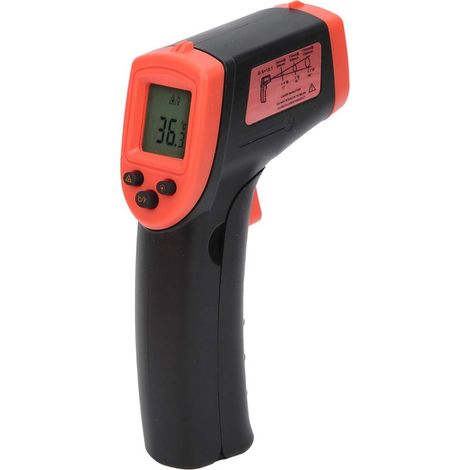 Thermomètre infrarouge numérique – sans contact – LCD – cuisson / barbecue / auto / industriel – rouge (1/5)