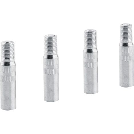 Set mit 4 Radventilkappen aus Metall für Auto, LKW, Transporter, Wohnwagen. (1/5)