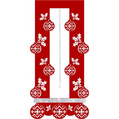 Pannello decorativo natalizio R16, pieghevole da parete, per palline di Natale e lampada a sospensione, 60x120