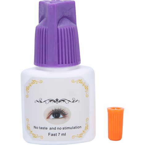 Colle À Extension De Cils - Séchage Rapide 3-4 Secondes - Pour Salon Et Usage Personnel - Flacon 7ml (1/5)