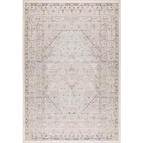 VISTA Tapis oriental blanc écru et beige - 160x230 cm (1/5)
