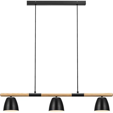 Suspension THEO 3-Rail Métal Noir, H.16.5 - IP20 - GU10 /Nordlux Intérieur (1/5)