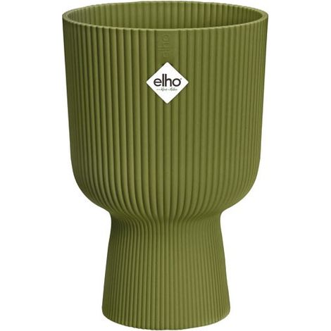 Elho Vibes Fold Coupe 14 - Vert - L 14 x B 13.9 x H 21 cm - intérieur - 100% recyclé (1/3)