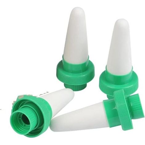 4pcs Automatic Plant Water Irrigation Dispenser Ceramic Cone Head Plant Drip Irrigation Sprinkler for Garden, Houseplant, Flowers (1/5)
