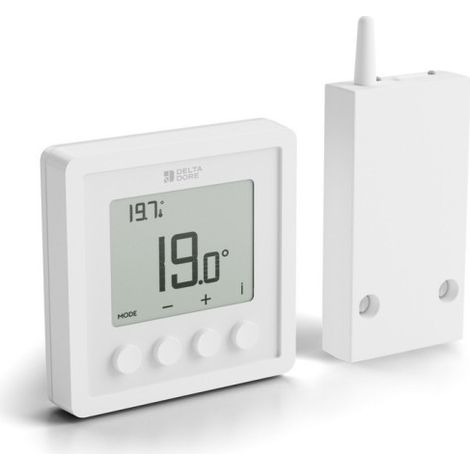 Thermostat sans-fil pour radiateur FP Tybox RF 110 - Delta Dore 6051153 (1/3)
