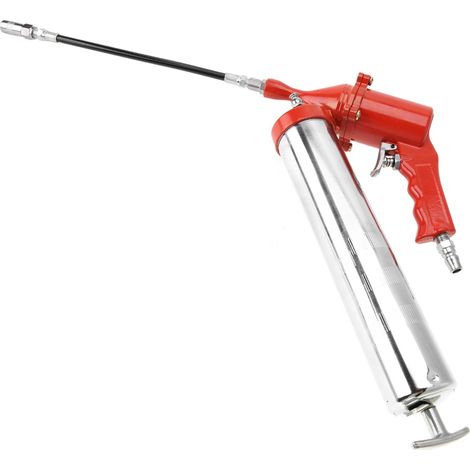 Pistolet graisseur pneumatique 400cc à air comprimé, cartouche de graisse, outil de graissage, raccord 1/4" (1/5)
