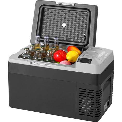 Mophorn Frigorifero portatile per auto, frigorifero per auto da 12 Volt, congelatore a zona singola da 25L/26,4 QT, temperatura regolabile da -4℉ a 68℉, refrigeratore a compressore per casa, esterno