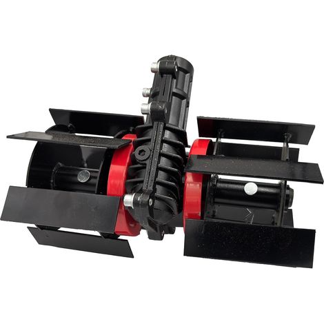 Multifunktions-Freischneider-Zubehör – Bodenlockerungsrad, Rotationsschneider, Rasenmähermesser zum Jäten, Kultivieren und Bearbeiten des Bodens (Rohr mit 28 mm Durchmesser).