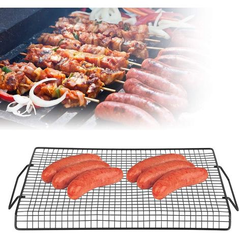 Filet de Grillage Durable pour Barbecue, des Aliments Sains et Délicieux, les Pique-niques le Camping -