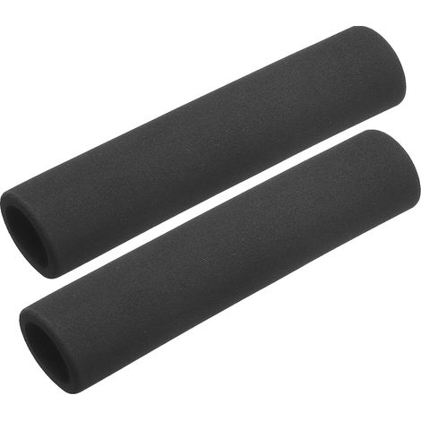2pcs Tube d'Isolation pour Tuyau, Conduits Isolants Caoutchouc 50cm, Tuyaux en Mousse Conservation Chaleur ID 35mm OD 47mm pour Support Poignée Chauffage Tube Climatisation, Noir (1/5)