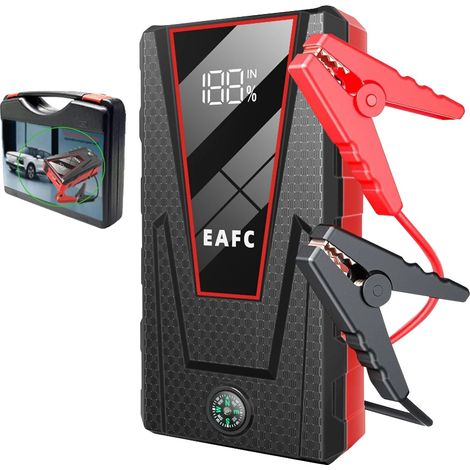Arrancador de coche, batería externa portátil, luz LED de emergencia, herramienta de clip original (1/2)