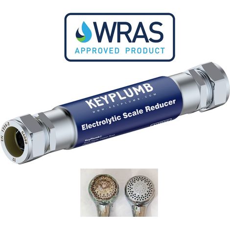 KeyPlumb Inline Electrolytic Scale Reducer Inhibitor 15mm Compression LimeBeater (1/5)