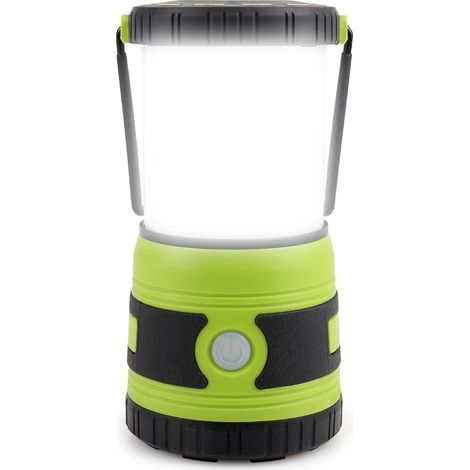 Lampe de camping LED 1500 lumens 4 modes d'éclairage, Lampe de recherche à intensité variable, Alimentation par batterie, Convient pour Marche de nuit, Tentes, Coupure de courant (1/5)