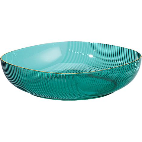 Plateau à fruits en cristal transparent pour salon, compote de noix sèches en forme de cœur, thé en cristal (1/5)
