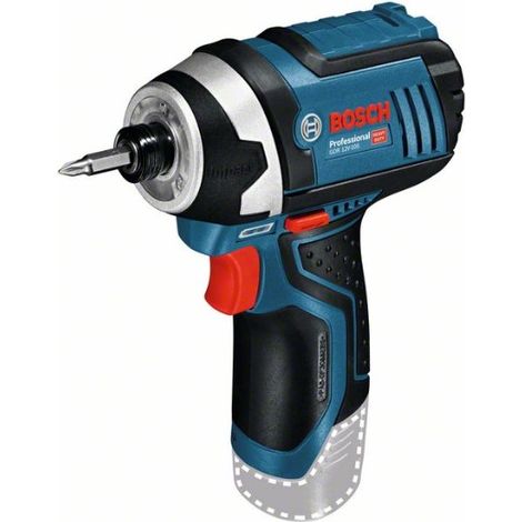 Atornillador de impacto BOSCH gdr 12v-105 a baterÍa caja de carton