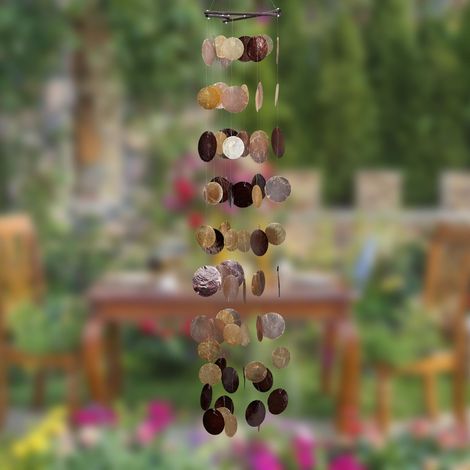Colourful Capiz Shell Wind Chimes for Indoor/Outdoor Use (1/5)