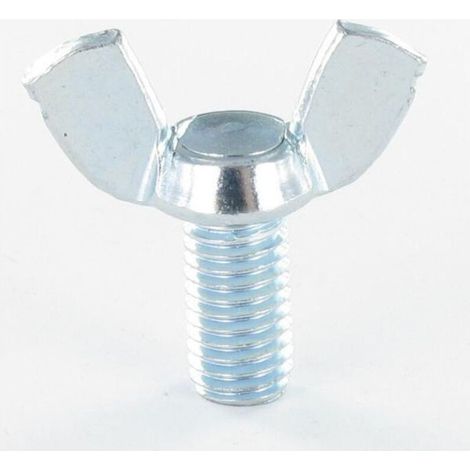 Vis Oreilles M5X15 Forme amEricaine Acier zingué-10 pièces - Vis Oreilles M5X15 Forme amEricaine Acier zingué-10 pièces (1/2)