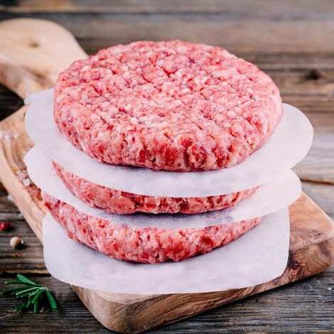 Burger Paper Papier sulfurisé rond 15 cm Papier antiadhésif pour galettes Hamburger Paquet de 500 (1/4)