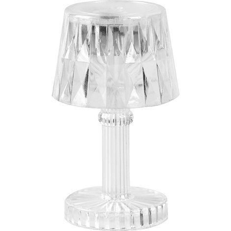 lampe de table-petite transparente-8.5cm4cm mini twill petite lampe de table (1/5)