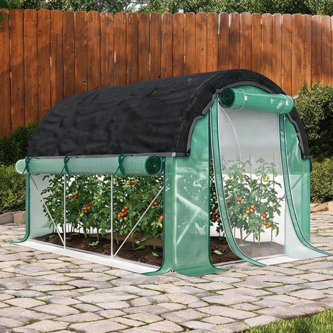 Serre de jardin en plastique acier 300 x 200 x 198 cm (1/5)