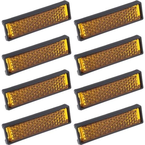 Store 9 Pedalreflektor Fahrradsicherheit Gelb Reflektierendes Lichtband Sichtbarkeit bei Nacht Geeignet für Mountainbike und Rennrad 8 Stück (1/5)