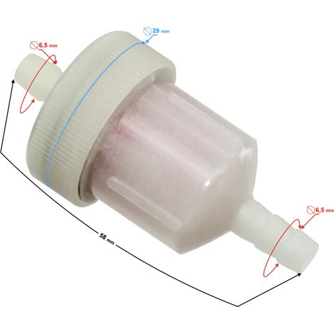 Filtro de combustible desenroscado (1/3)
