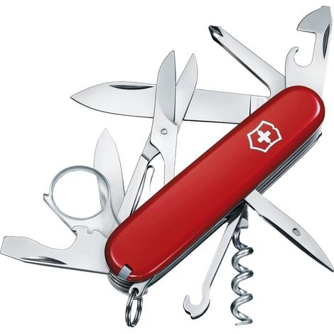 Victorinox, Explorer, Coltellino Svizzero, Originale, Multiuso, Campeggio, 16 Funzioni, Lama, grande, Cavatappi (1/5)
