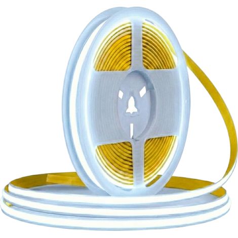 LED-Streifen 12V COB 10m IP20 Lichtstärke 320LEDs/Meter 6000K Kaltweiß (1/5)