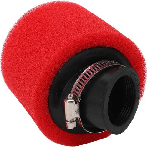 Filtre à air en mousse incliné 38mm, cylindrique en caoutchouc, résistant aux rayures, pour motocross quad scooter ATV (1/5)